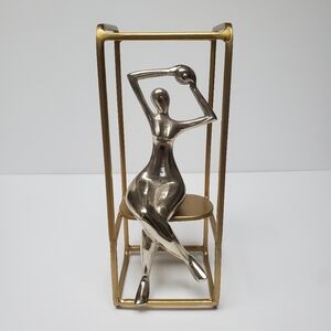 Seated Nude with Ball Sculpture Decor made in India